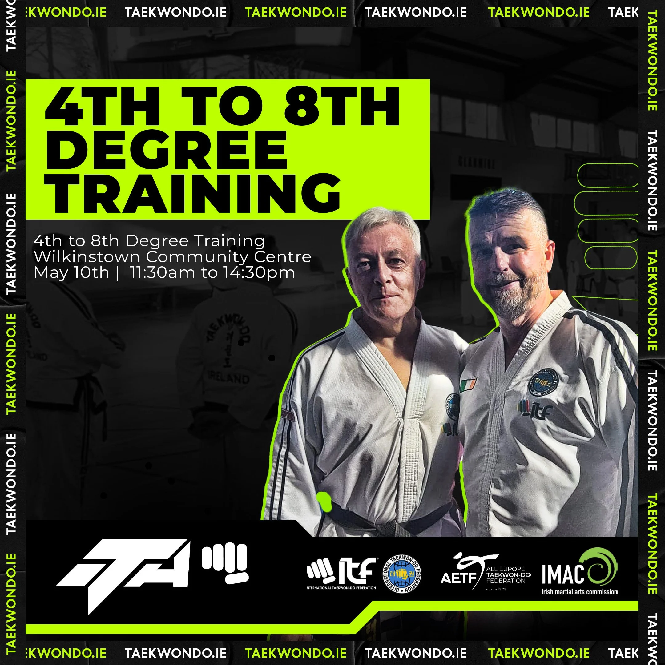 4th to 8th degree Training