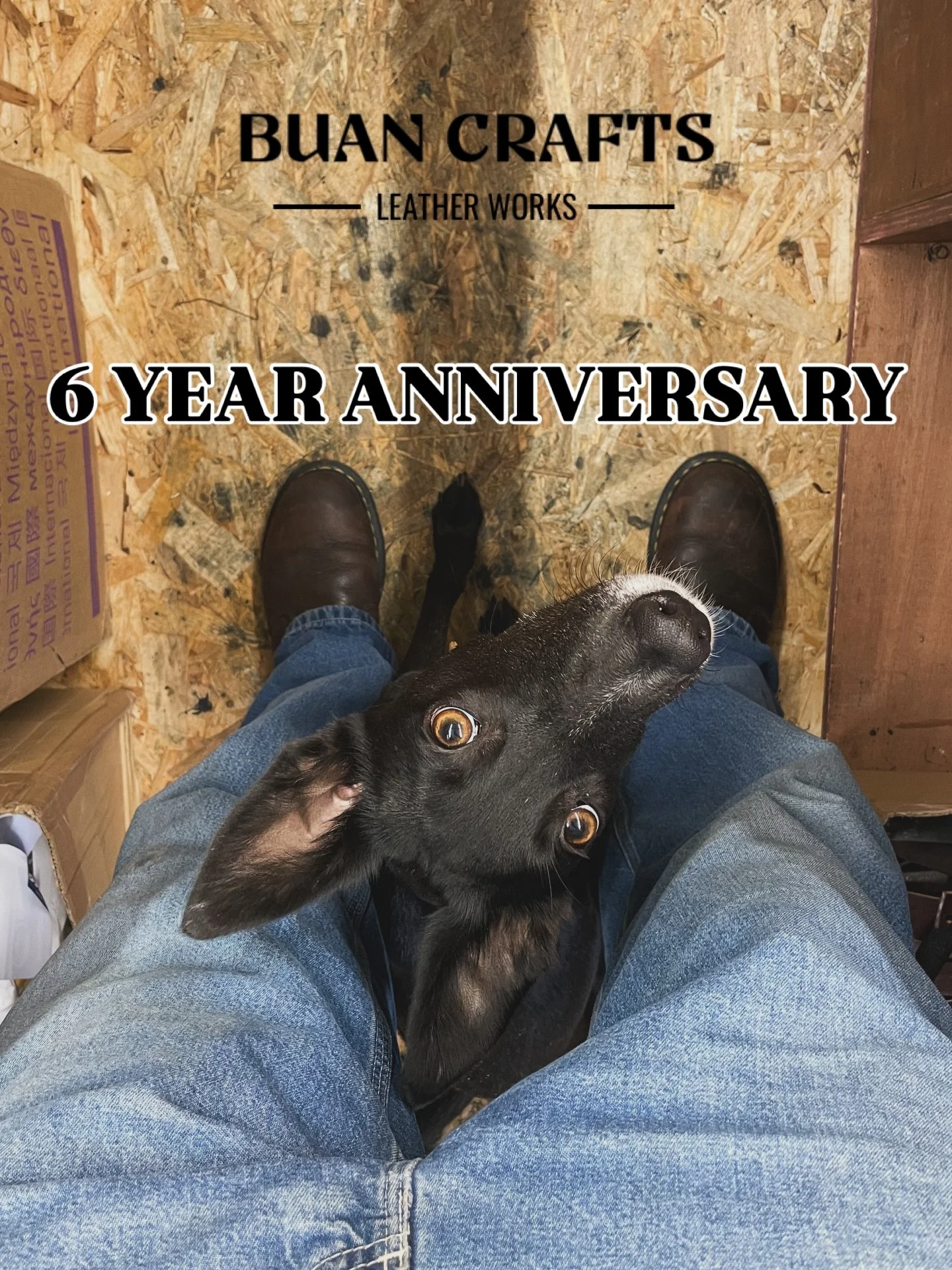 As Buan Crafts marks its 6 year anniversary I want to express my genuine gratitude to each and every one of you for the support over the years. This year with the help of the new boss doggo Ally things have been flying along all year in the workshop.