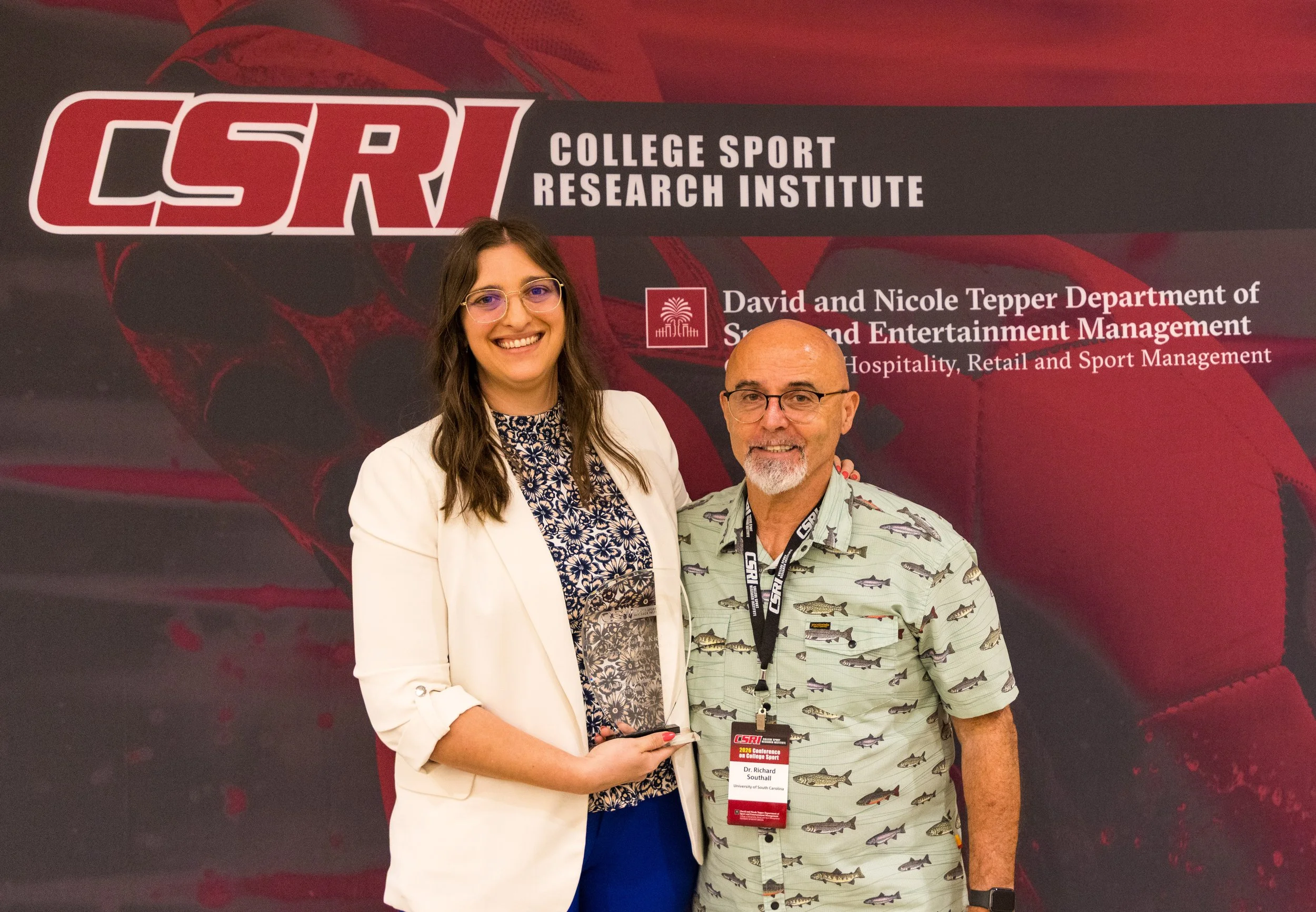 2026 Emerging Scholar Winner, Dr. Lauren Beasley and Dr. Richard Southall