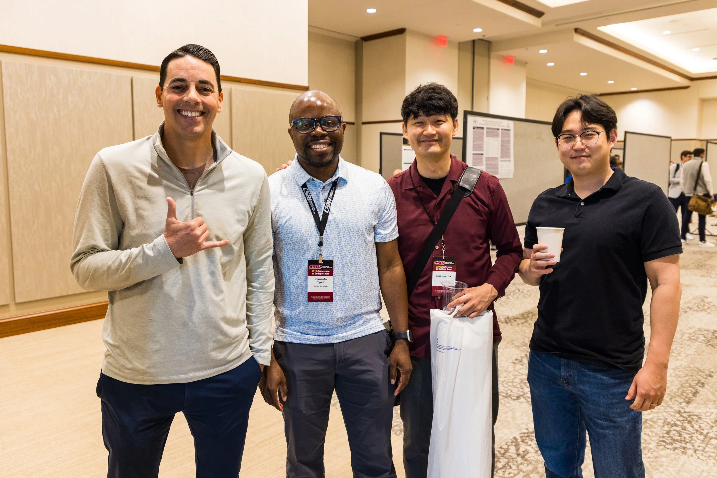 CSRI attendees enjoying the poster session