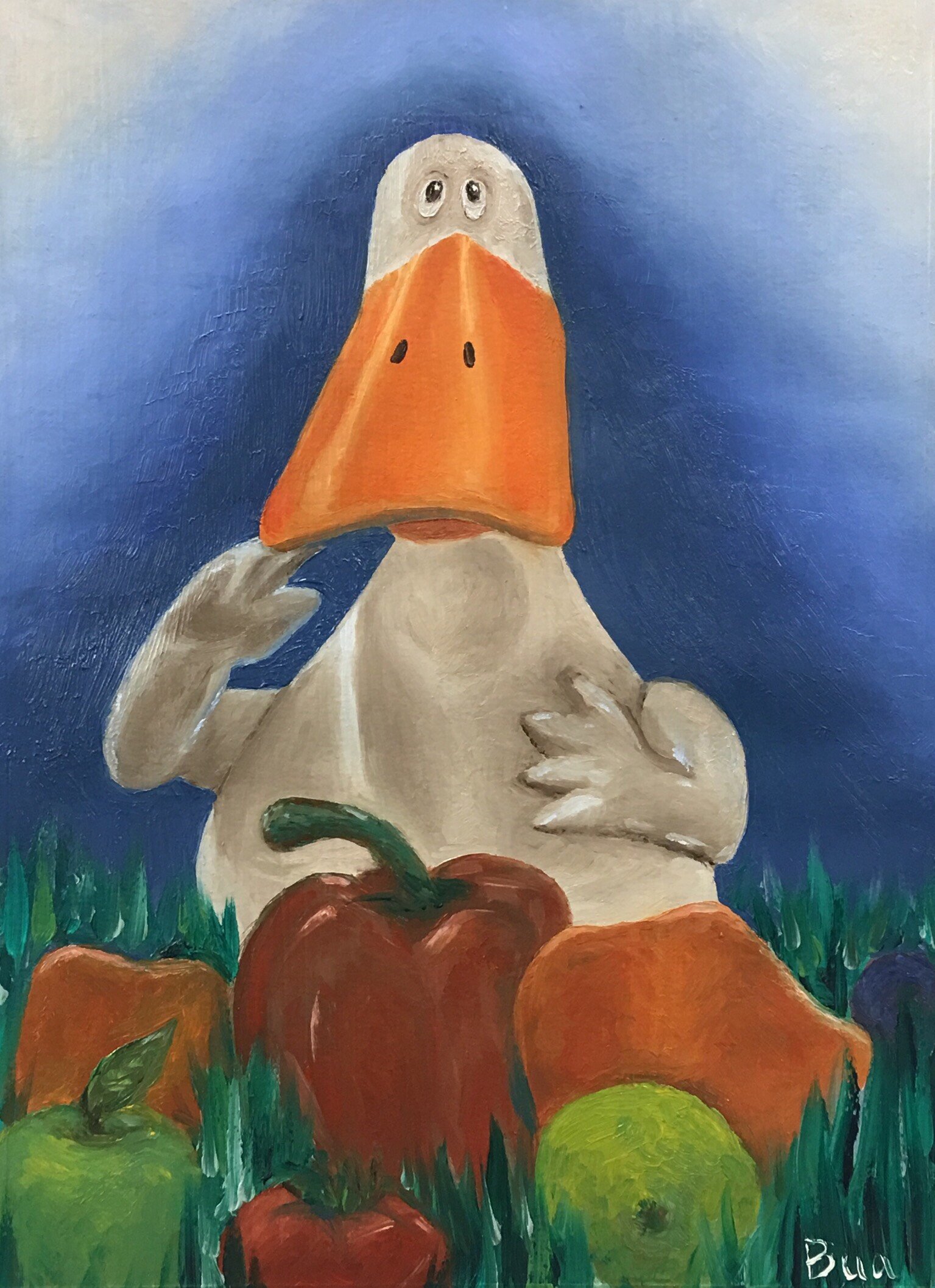 Duck with Fruits