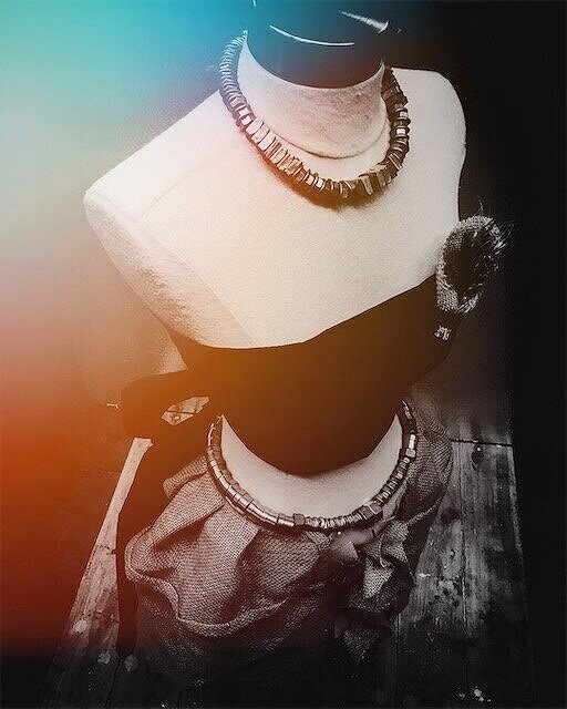 Recycled material fashion design