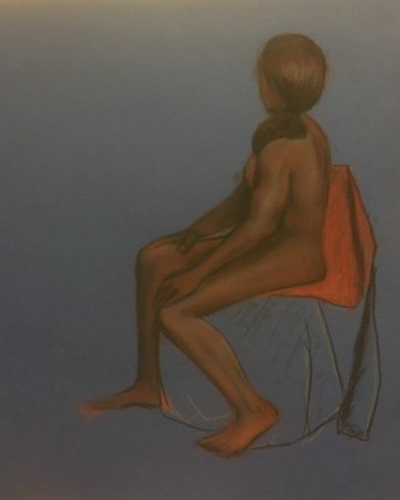 Colored pencil drawing