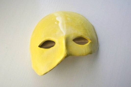 Half face mask, wall art