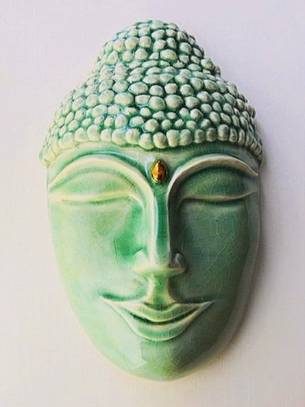 Buddha mask, wall art