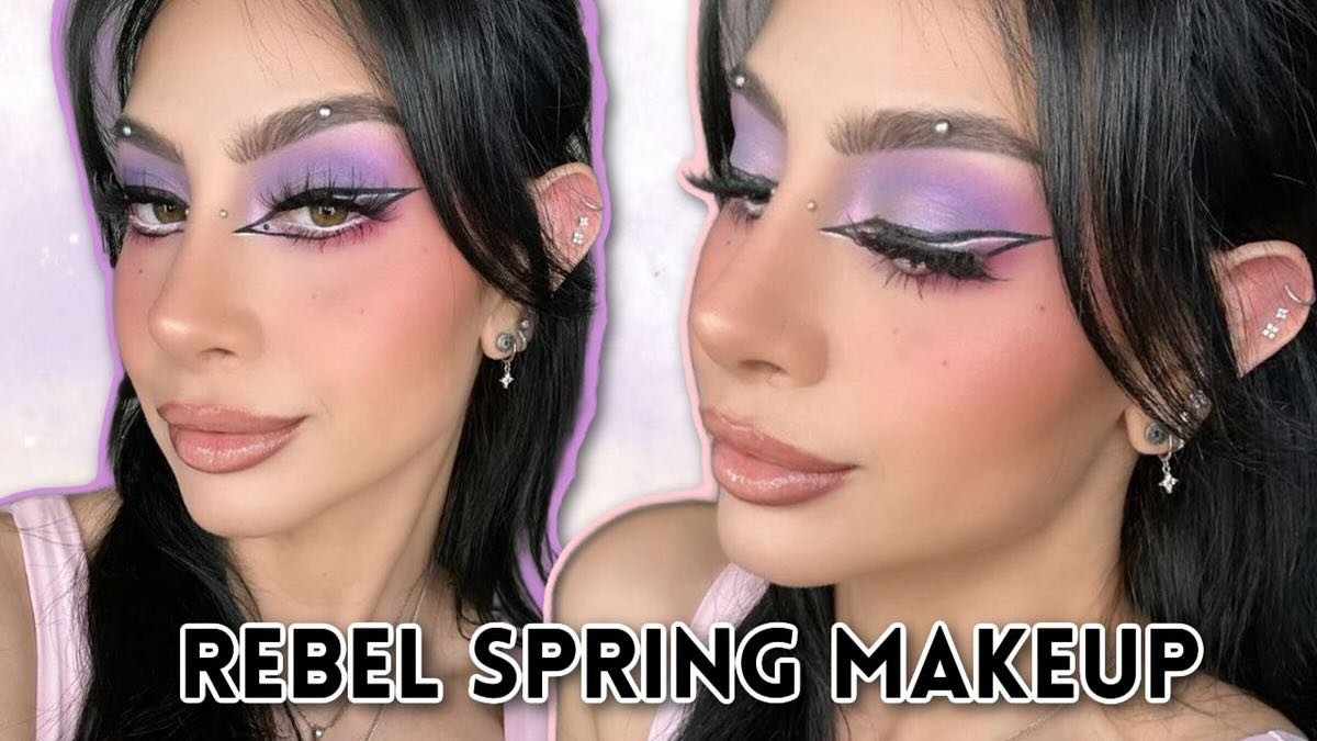 New on my @youtube channel ♡⁣⁣⁣⁣⁣⁣⁣⁣⁣⁣⁣⁣⁣⁣⁣⁣⁣⁣⁣⁣⁣⁣⁣⁣⁣⁣⁣⁣⁣⁣⁣⁣⁣

This is my Rebel Spring Makeup Look and I&rsquo;m excited to be sharing it with you all 💜✨ 

&bull; @jeffreestarcosmetics jawbreaker eyeshadow palette
&bull; @danessamyricksbeauty LightW