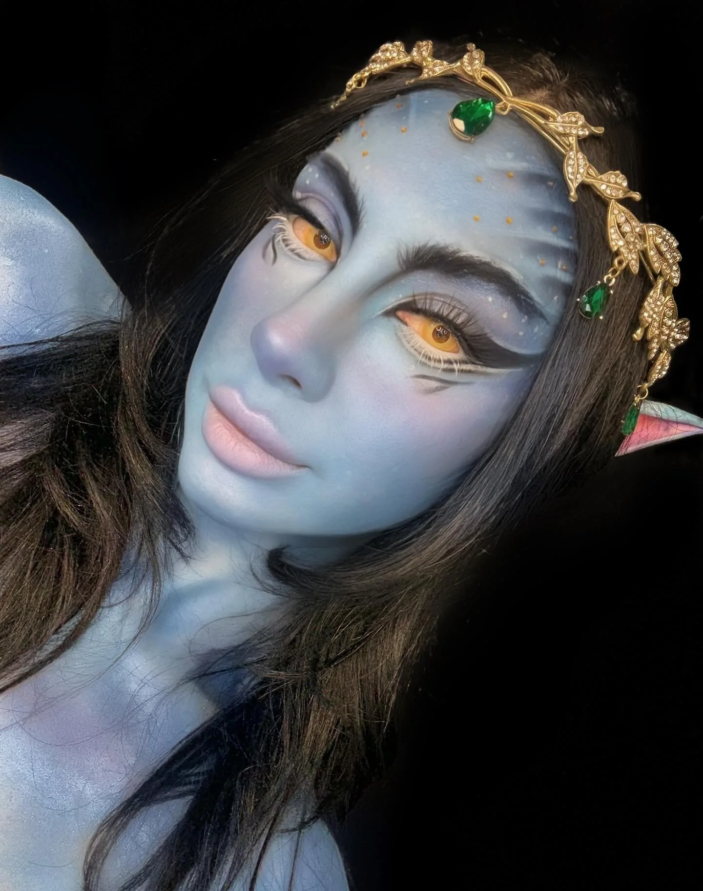 Working on a new video for my @youtube channel ♡⁣⁣⁣⁣⁣⁣⁣⁣⁣⁣⁣⁣⁣⁣⁣⁣⁣⁣⁣⁣⁣⁣⁣⁣⁣⁣⁣⁣⁣⁣⁣⁣⁣

It&rsquo;s October, that means it&rsquo;s Halloween season 🎃🧡
With that said, let&rsquo;s welcome my first and only Halloween look for this year, AVATAR 🌿 

I hones