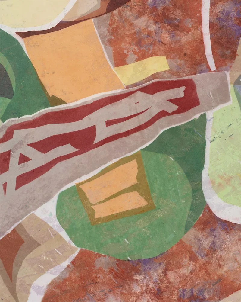 Wyra - reality of a real relation, close up, screen printed on silk, 144 x 115cm, Janine Saul, 2025.jpg