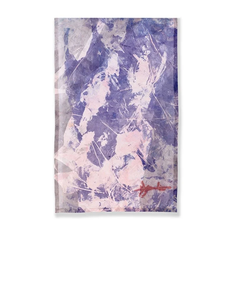 The couple of devotion, screen print on silk, 35 x 56cm, Janine Saul, 2025.jpg