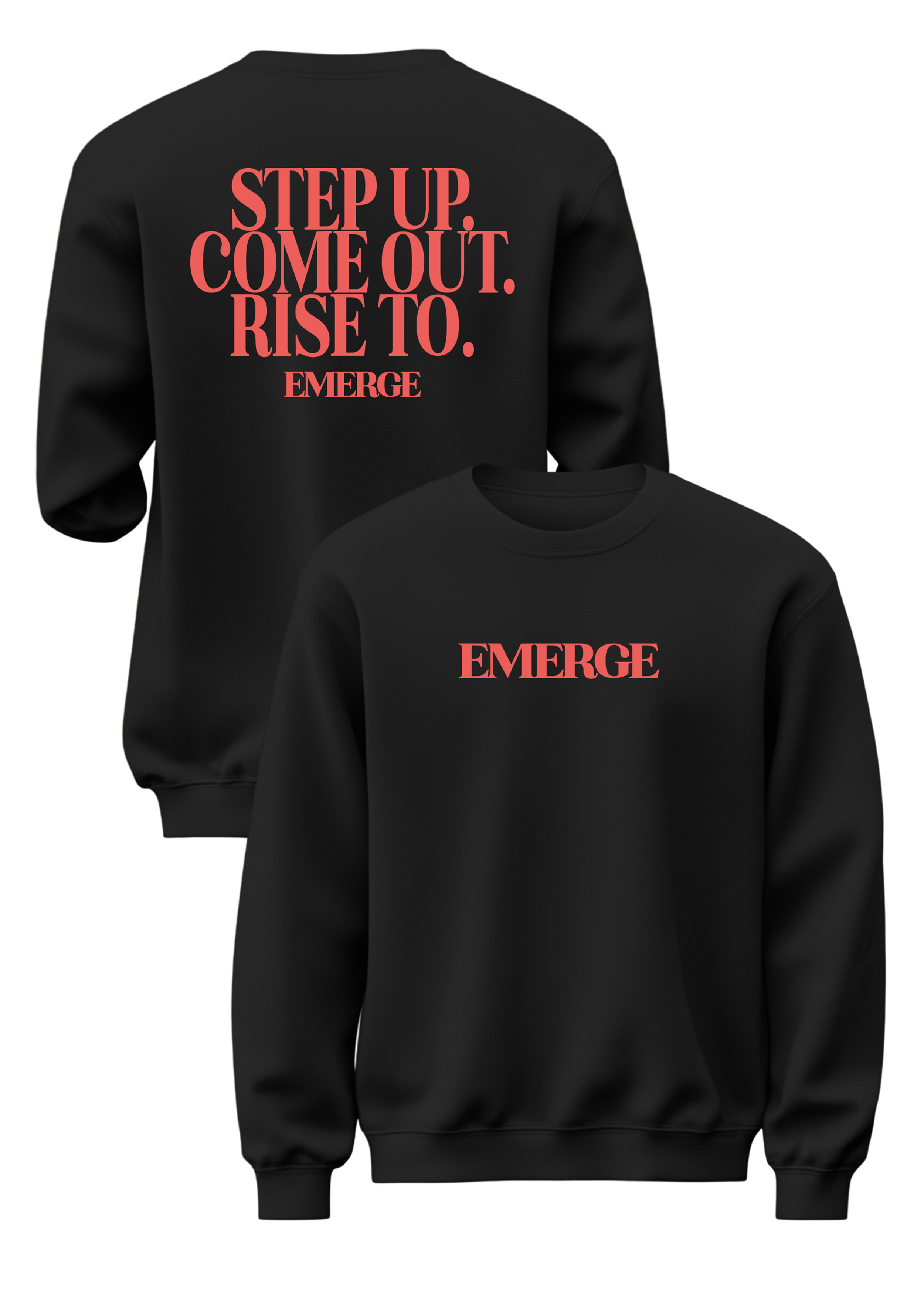 EMERGE BLACK SWEATSHIRT