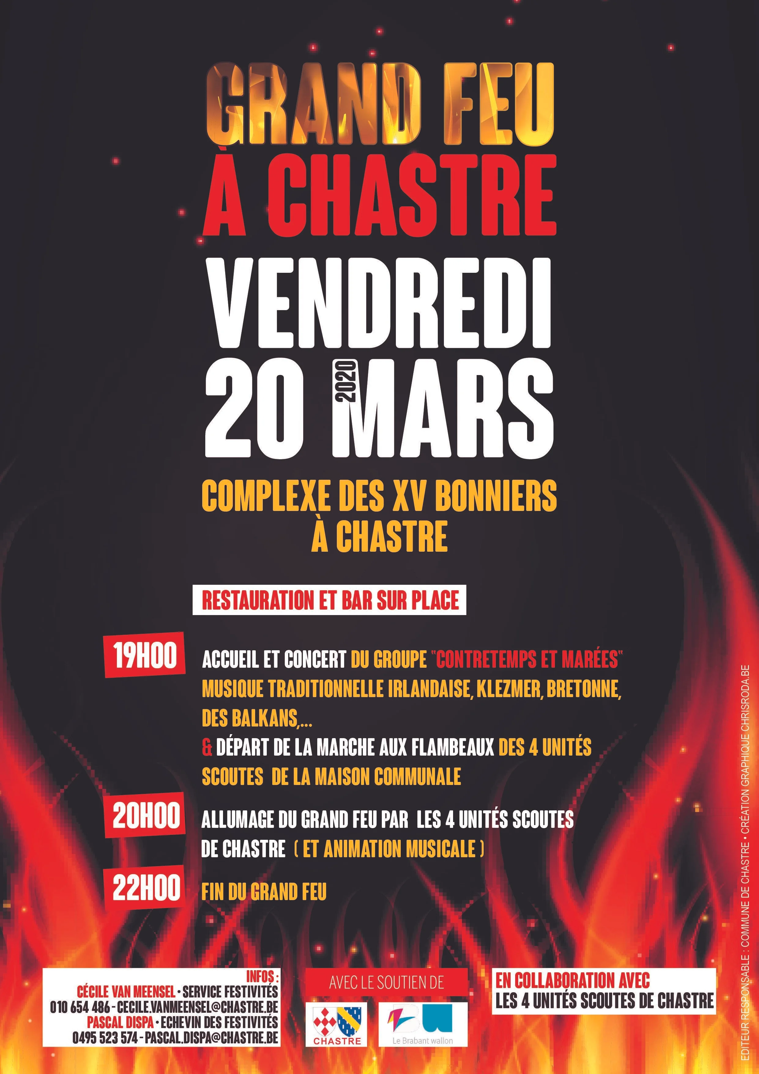 La 64ème va allumer le feu... de Chastre !