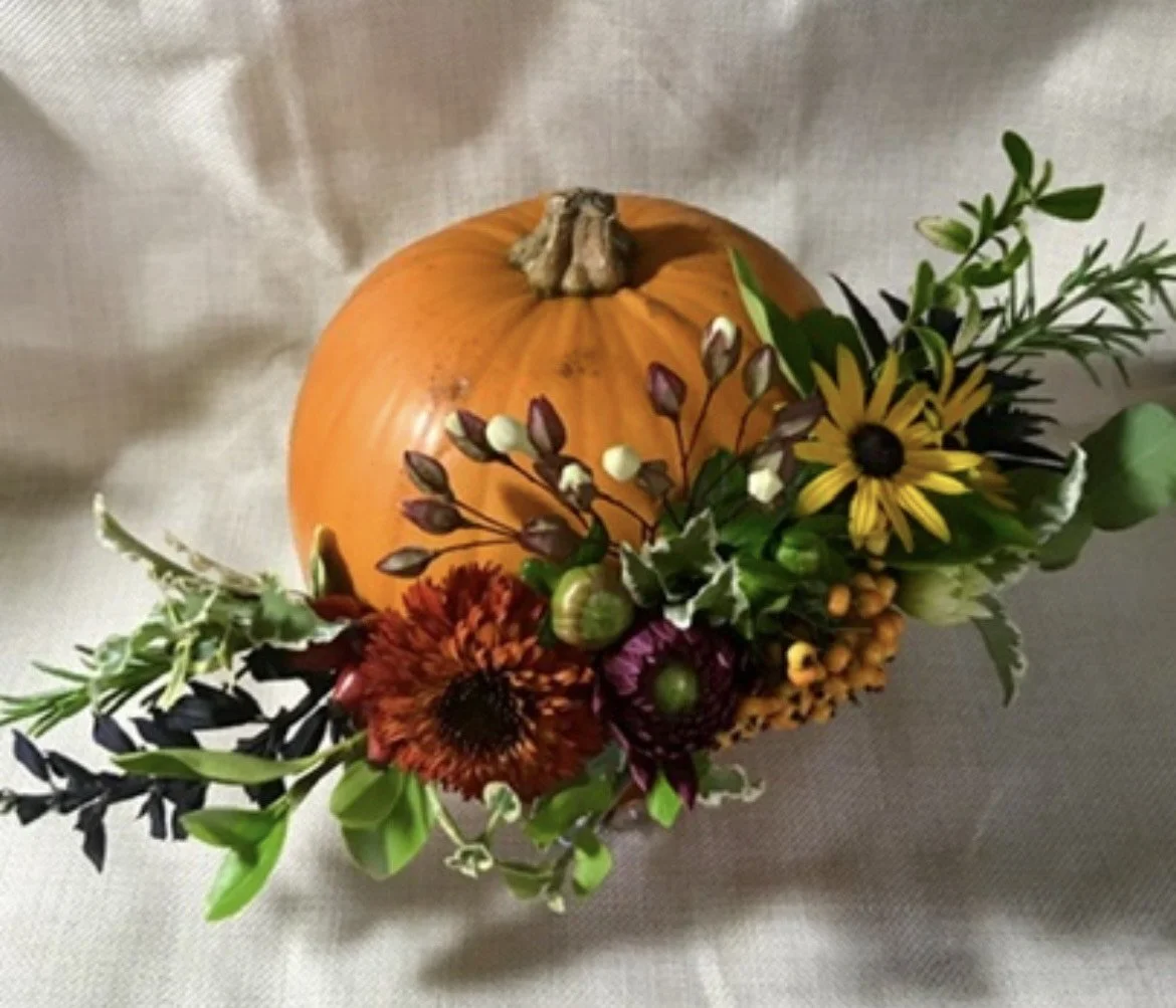 Adult Craft Events - Pumpkin Flower Arranging Workshop