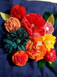 7 Weeks of Dreaming & Creating in the Tipi: WEEK 6 - Fabric Flowers (Open BH Monday too)