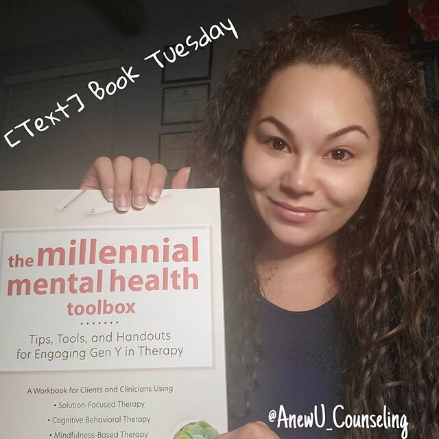 Textbook Tuesday. Modern problems call for modern solutions. .
.
.
#book #textbook #mentalhealth #mentalhealthawareness #millennials #geny #genz #counseling #therapy #psychology #orlando #latina #psychotherapy #treatment #toolbox