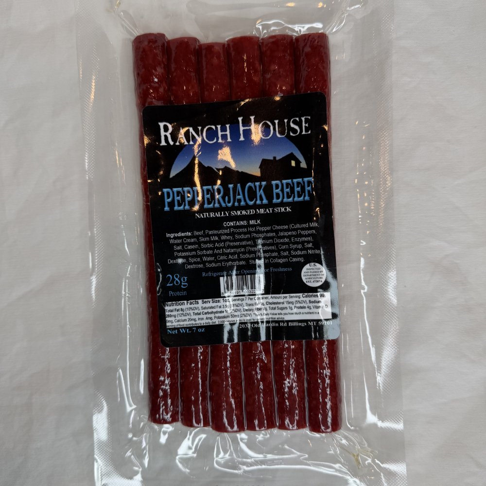 RANCH HOUSE PEPPERJACK BEEF 7 OZ STICK