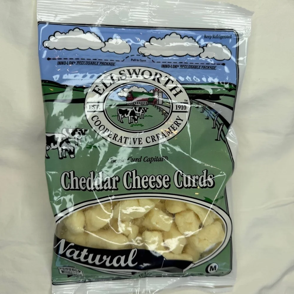 ELLSWORTH NATURAL CHEDDAR CHEESE CURDS 1LB