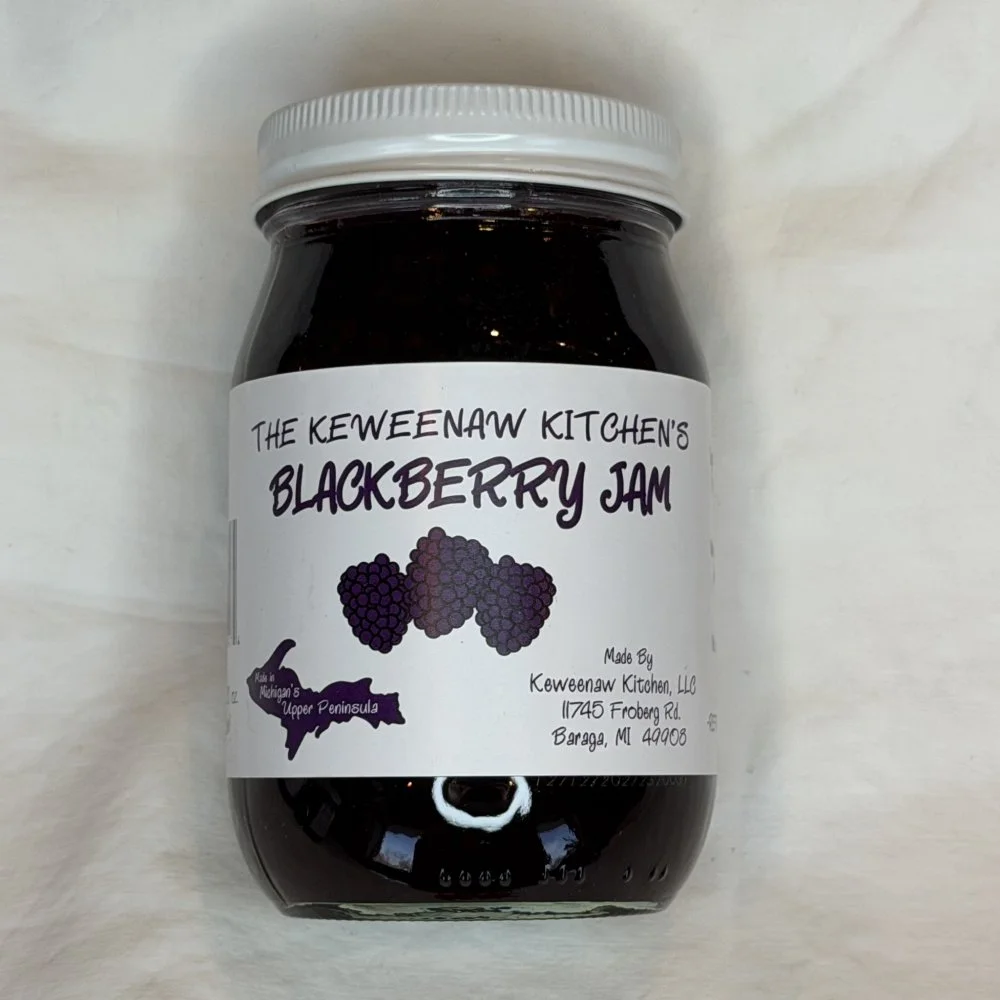 KEWEENAW BLACKBERRY JAM 20 OZ