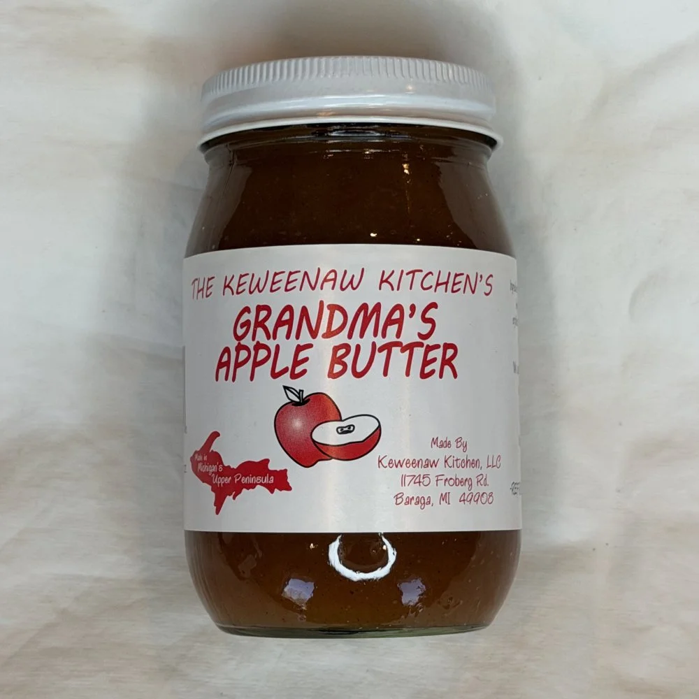 KEWEENAW GRANDMA'S APPLE BUTTER 20 OZ
