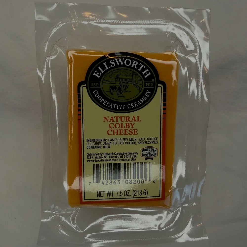ELLSWORTH COLBY CHEESE  7.5OZ BLOCK