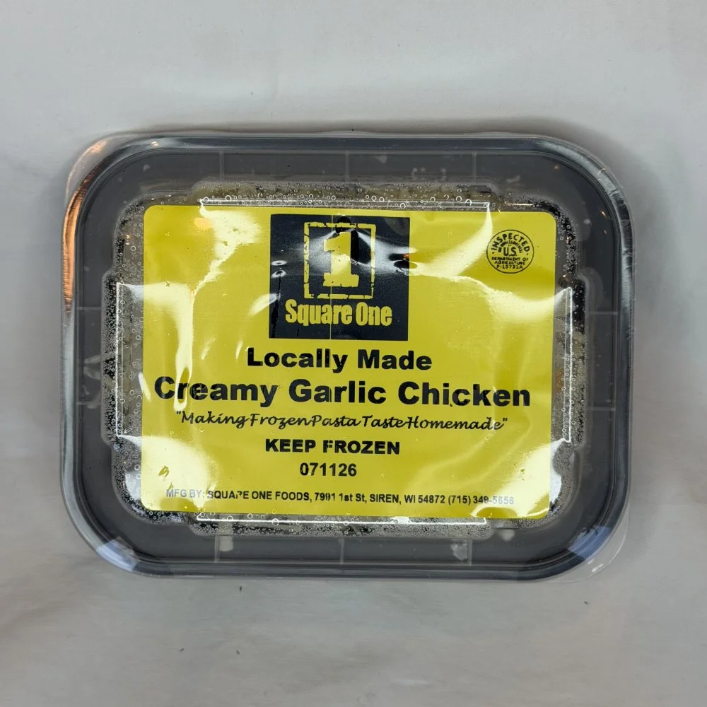 SQUARE ONE CREAMY GARLIC CHICKEN