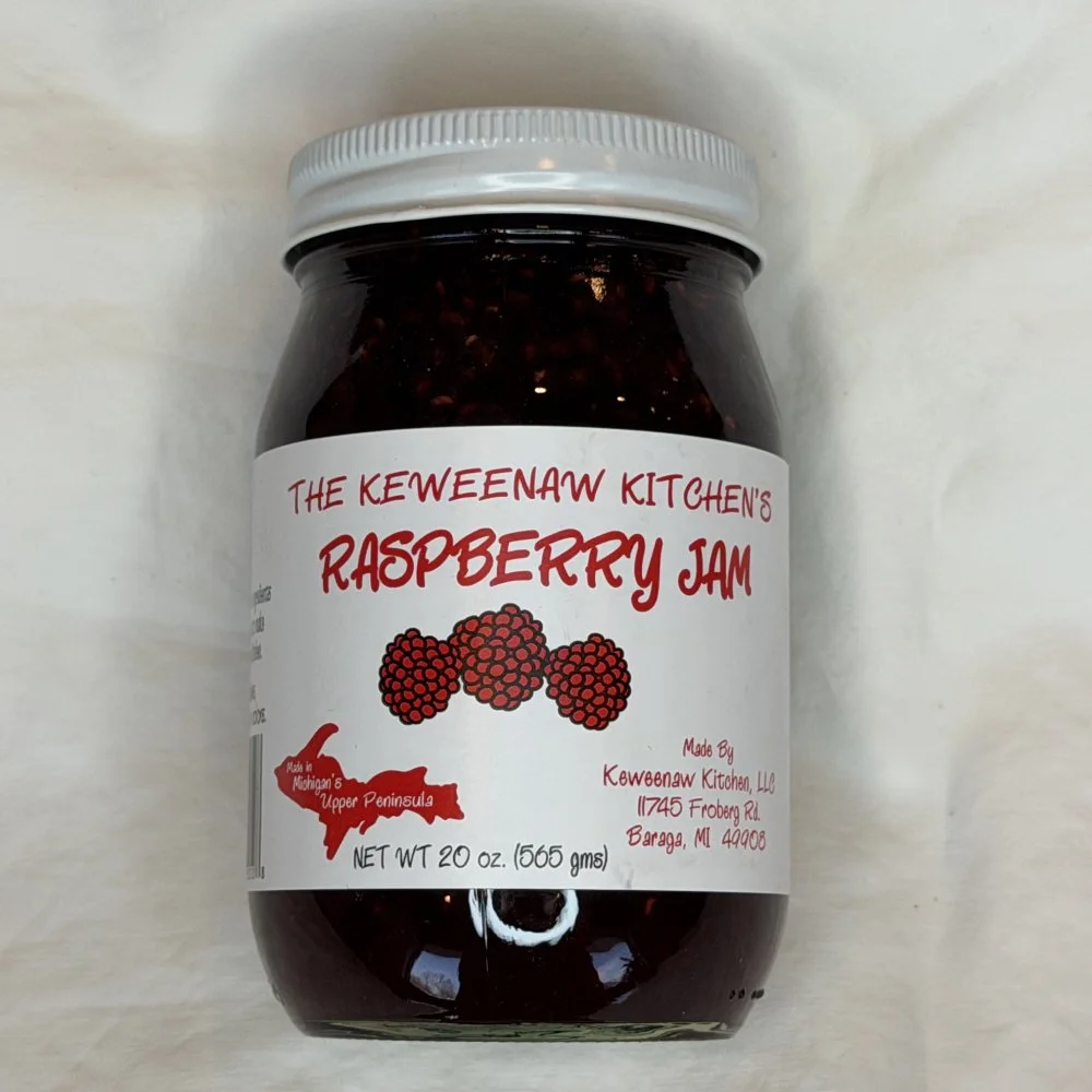 KEWEENAW RASPBERRY JAM 20 OZ