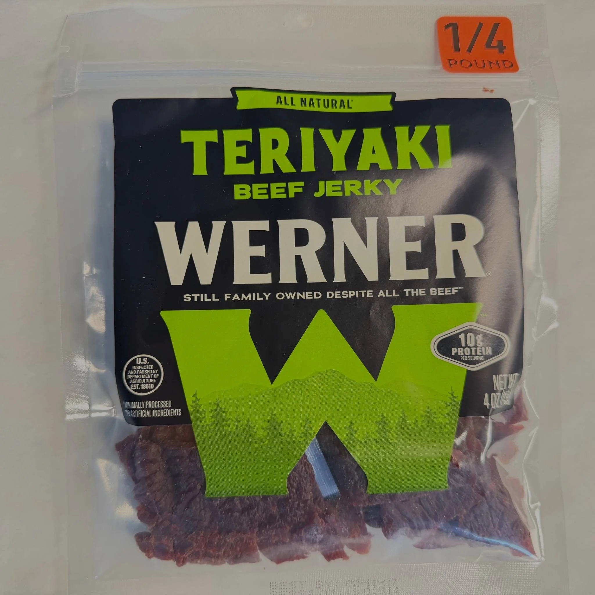 WERNER TERIYAKI 4OZ JERKY