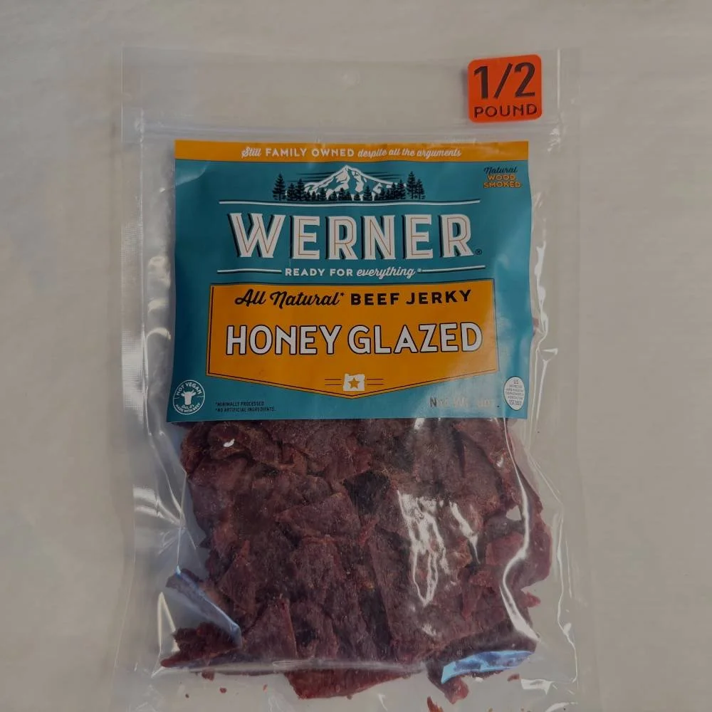 WERNER HONEY GLAZED 8OZ JERKY