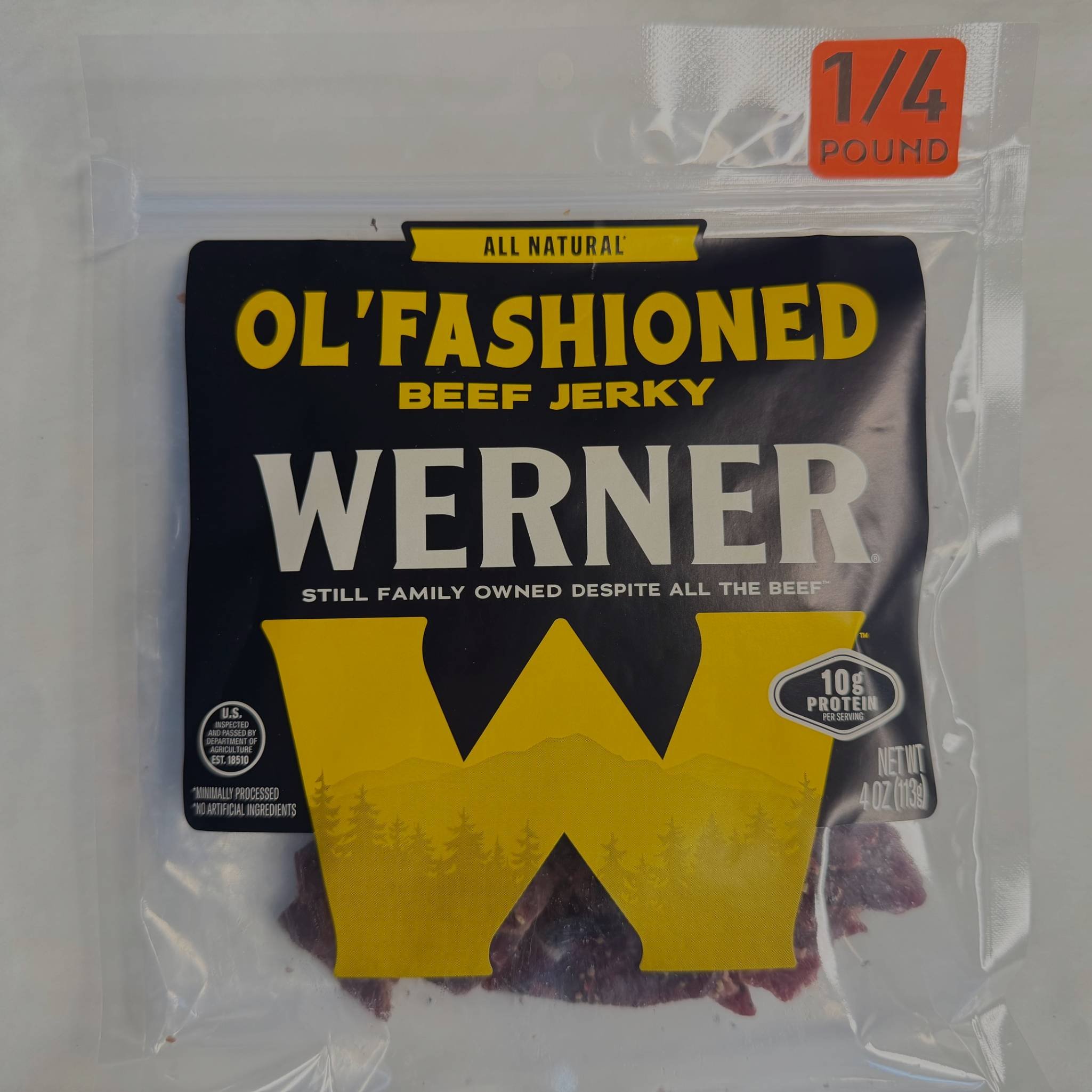 WERNER OL'FASHIONED 4OZ JERKY