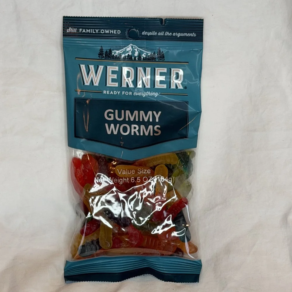 WERNER GUMMY WORMS 7 OZ