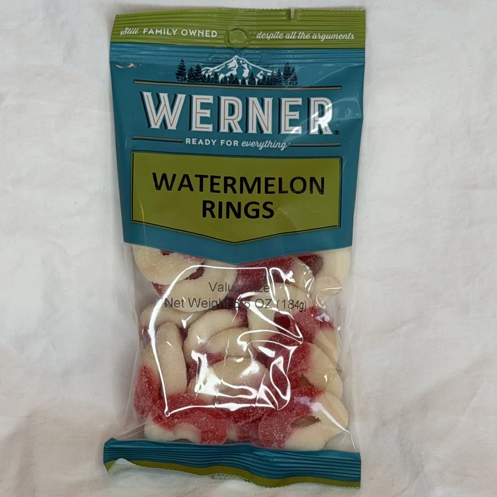 WERNER WATERMELON RINGS 6.5 OZ