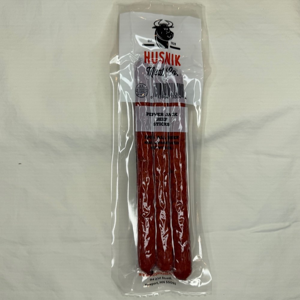 HUSNIK PEPPER JACK BEEF STICKS 5OZ