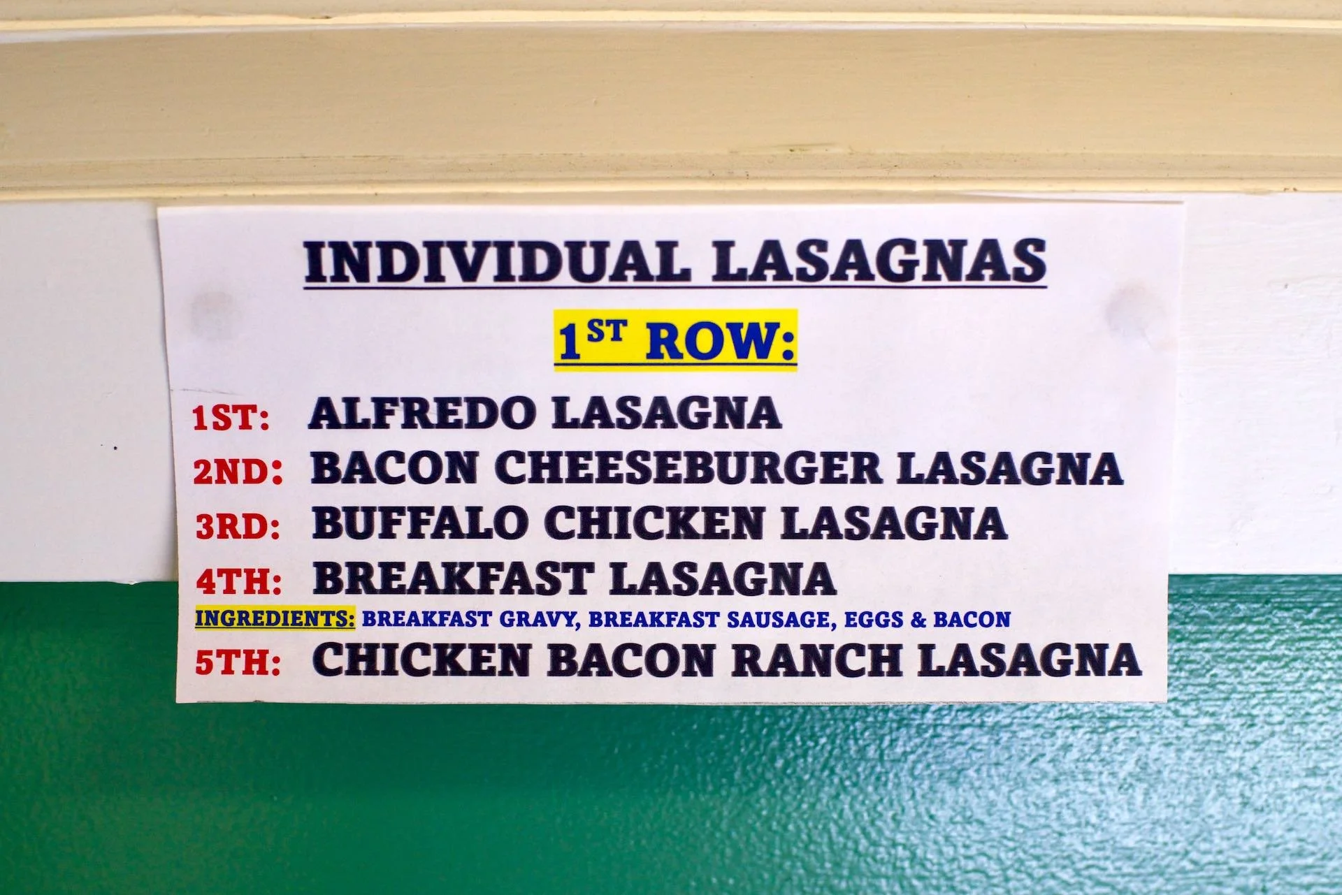 Bacon Cheeseburger Lasagna (12/case)