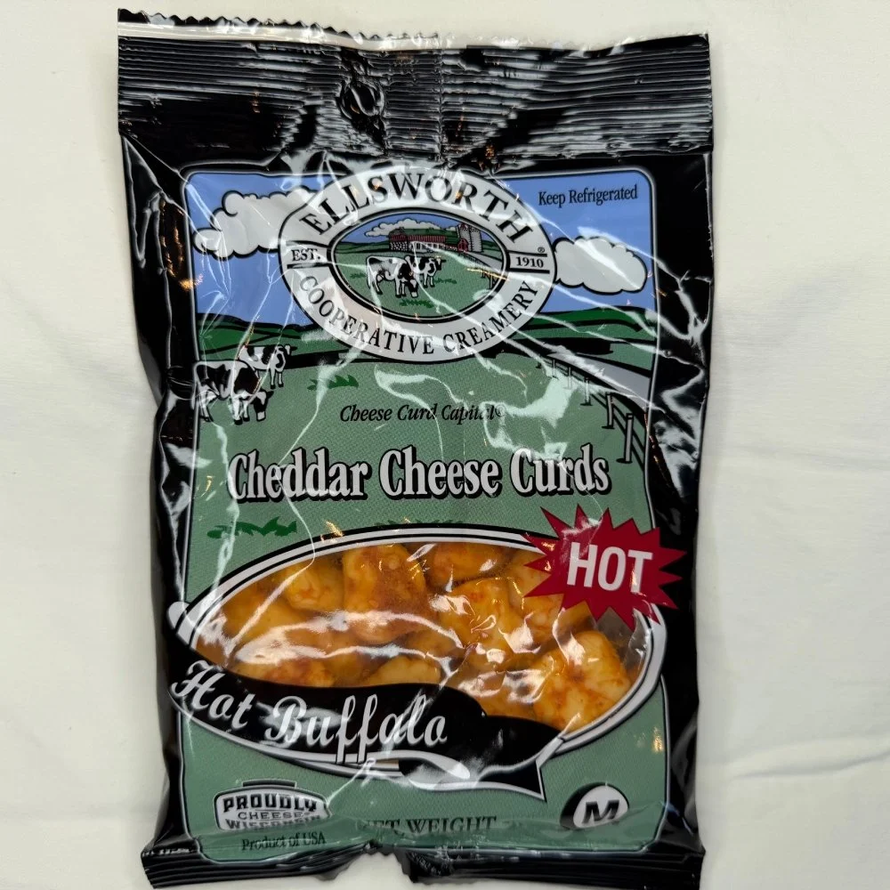 ELLSWORTH HOT BUFFALO CHEDDAR CHEESE CURDS 5OZ
