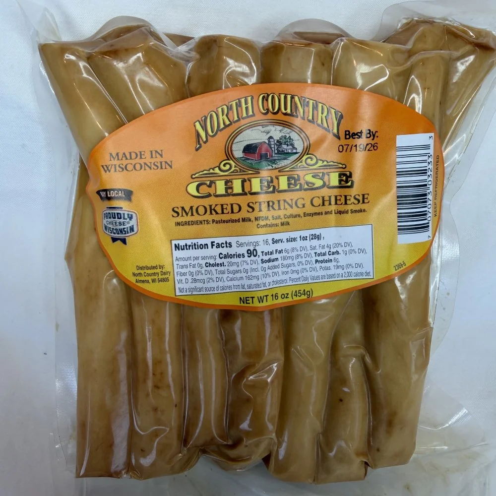 NORTH COUNTRY SMOKED STRING CHEESE 16 OZ