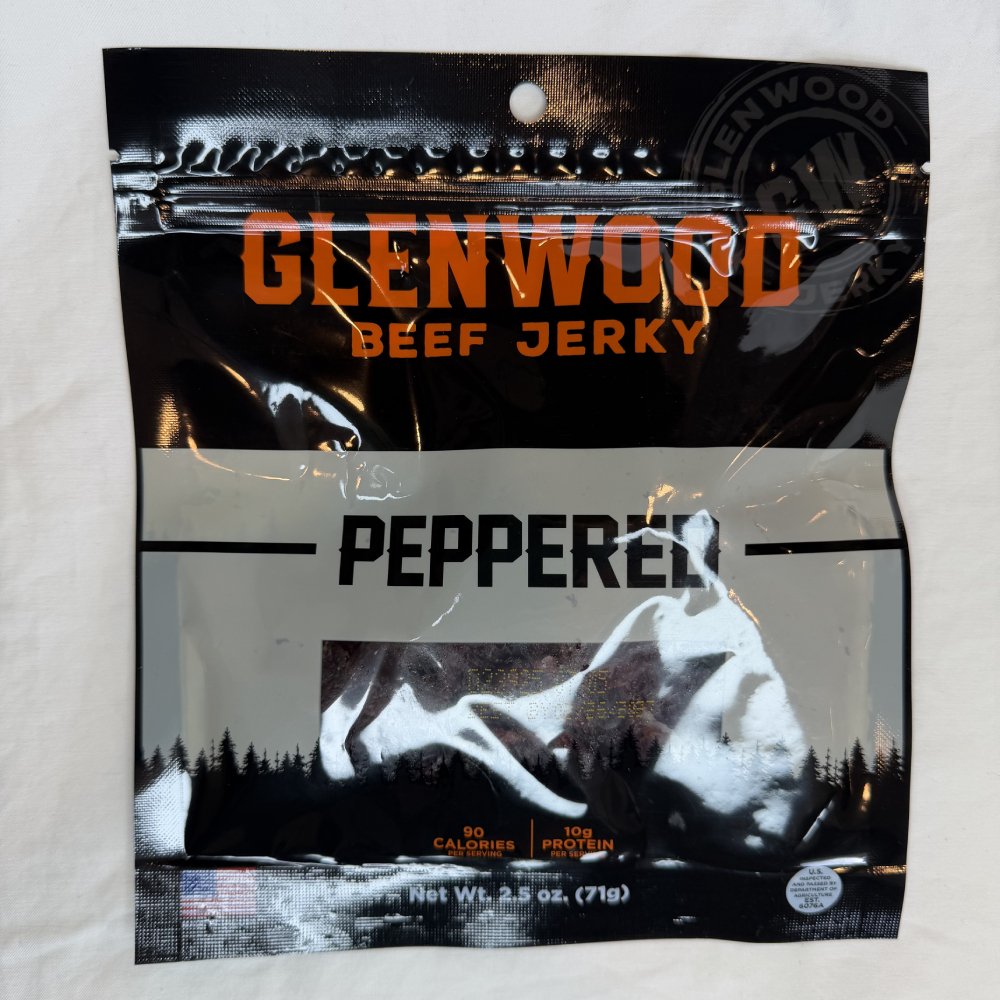 GLENWOOD PEPPERED JERKY 2.5 OZ BAG