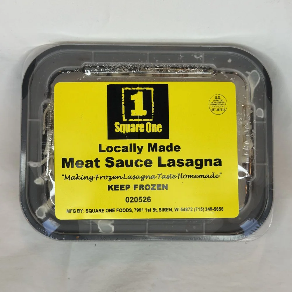SQUARE ONE MEAT SAUCE LASAGNA