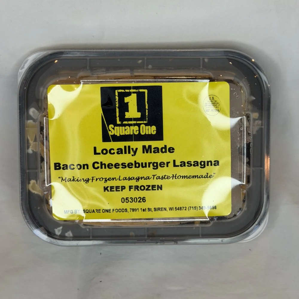 SQUARE ONE BACON CHEESEBURGER LASAGNA
