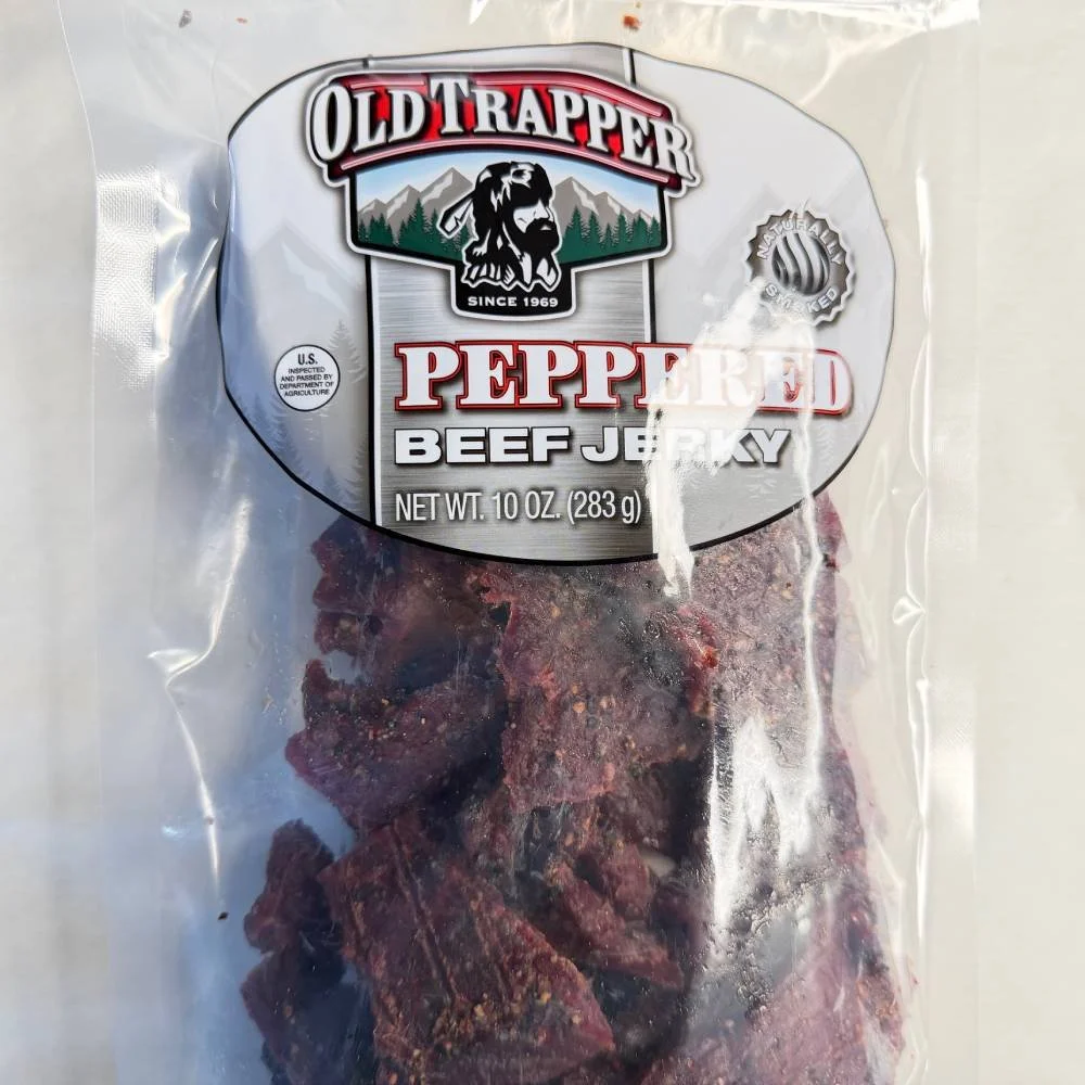 OLD TRAPPER PEPPERED 10OZ JERKY