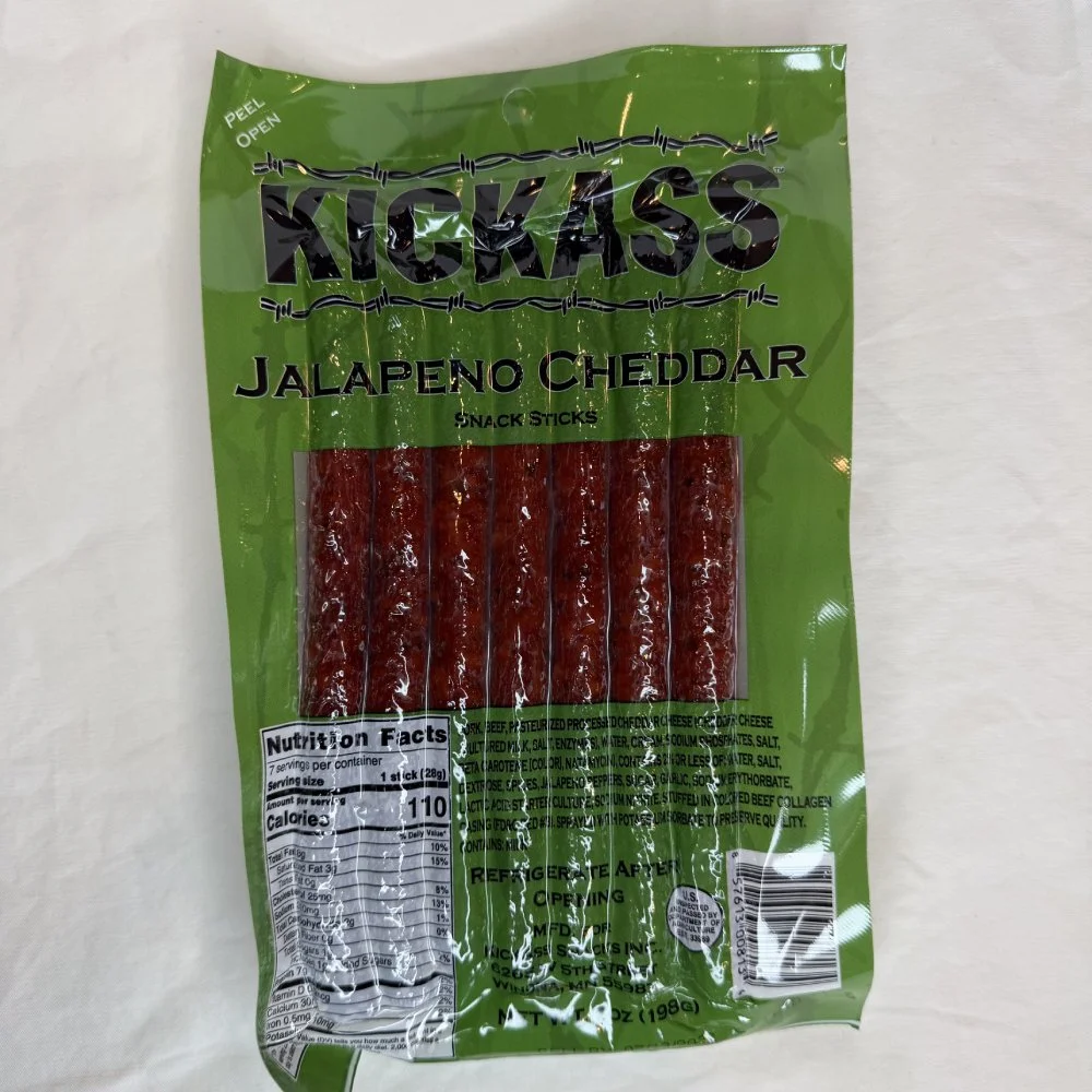 KICKASS JALAPENO CHEDDAR SNACK STK 7OZ