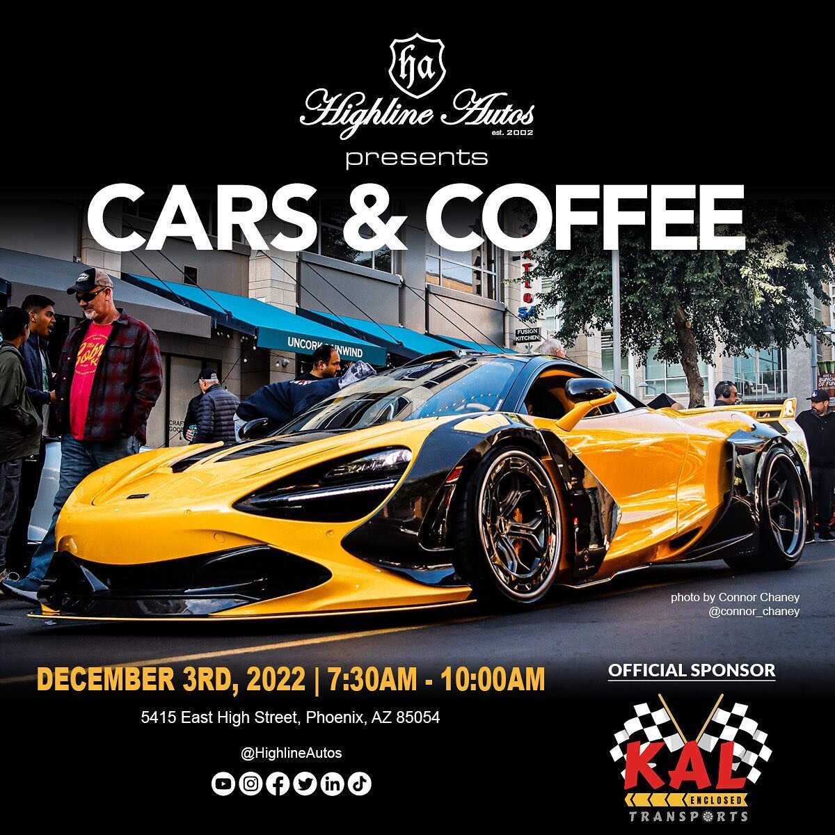 It&rsquo;s that time again! Another first Saturday w/ @highlineautos #CarsAndCoffee. Looking forward to seeing everyone, Stop by and let&rsquo;s talk about your next transport 😁 
&bull;
&bull; 
&bull; Need A Ride? #CallKal 📲😎3307016803
&bull;
&bul