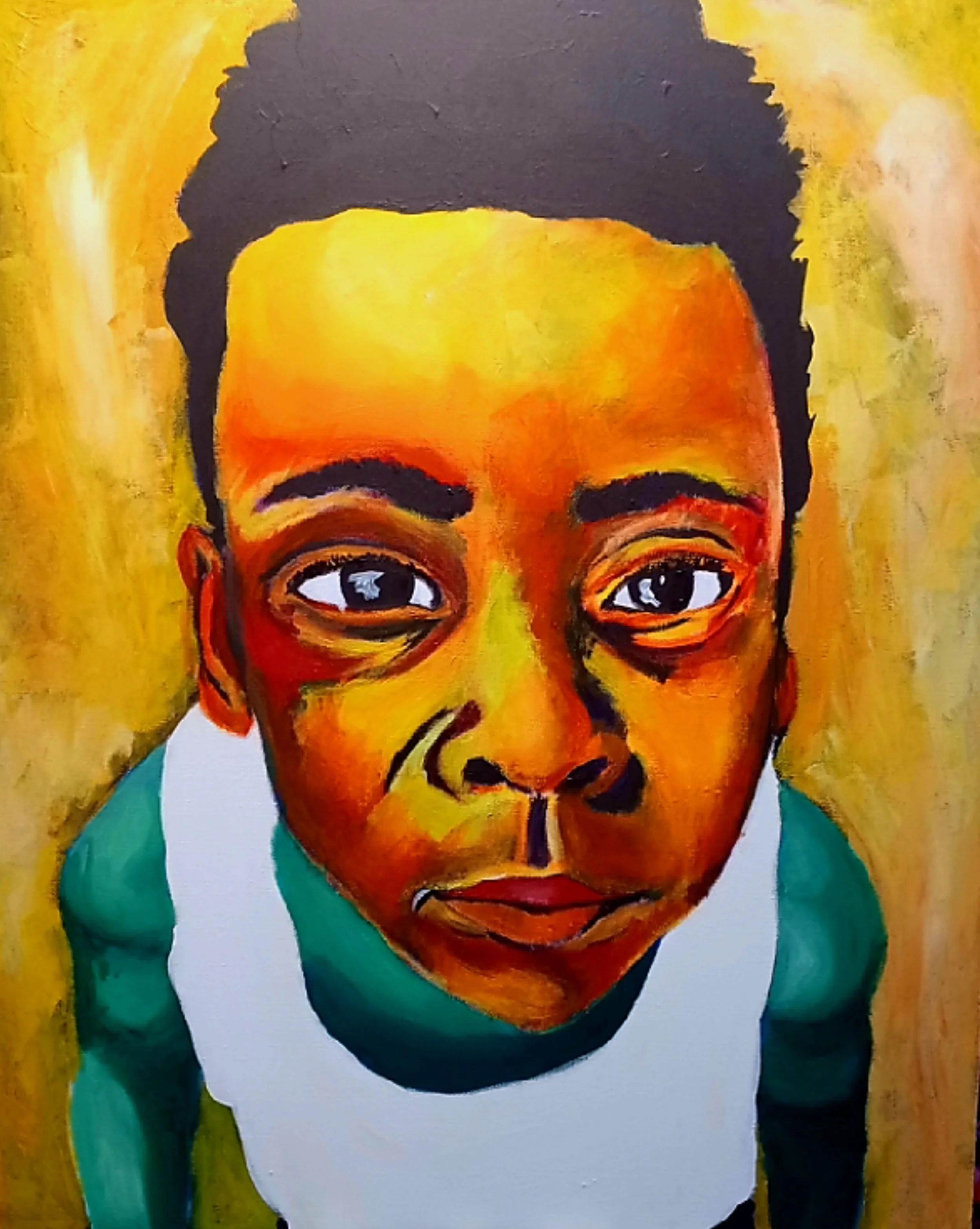 THE MAKINGS OF HUE II  ·  OIL ON CANVAS  ·  36 X 24 IN