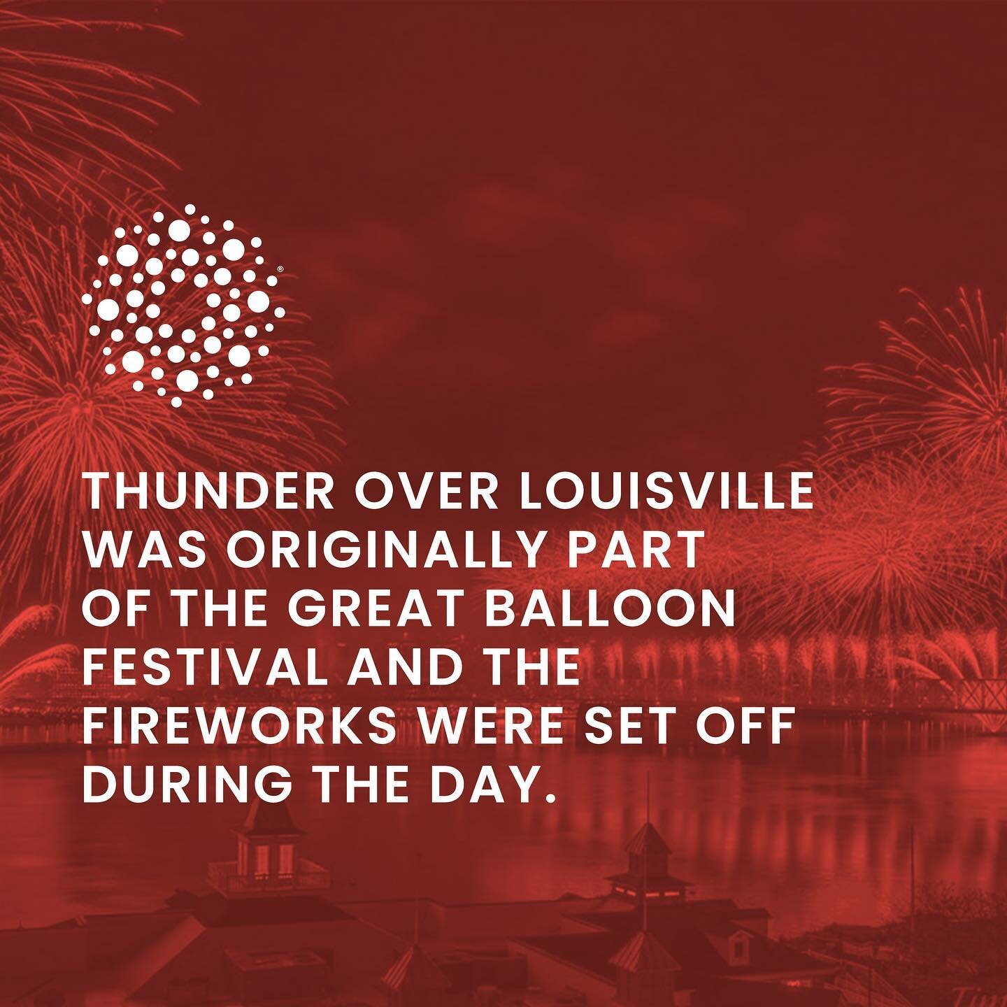 Now known as the largest fireworks display in North America, Thunder Over Louisville started small after a planning session at a skate park in Western Kentucky in 1988.