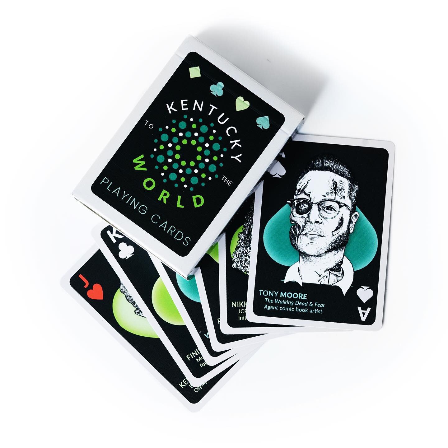 Our Limited Edition Playing Cards are Selling Fast! 🔥⁣
⁣
Featuring 52 individuals with strong ties to Kentucky who are making a difference in the world. Click the link in our bio to purchase and learn more about these incredible and influential Kent