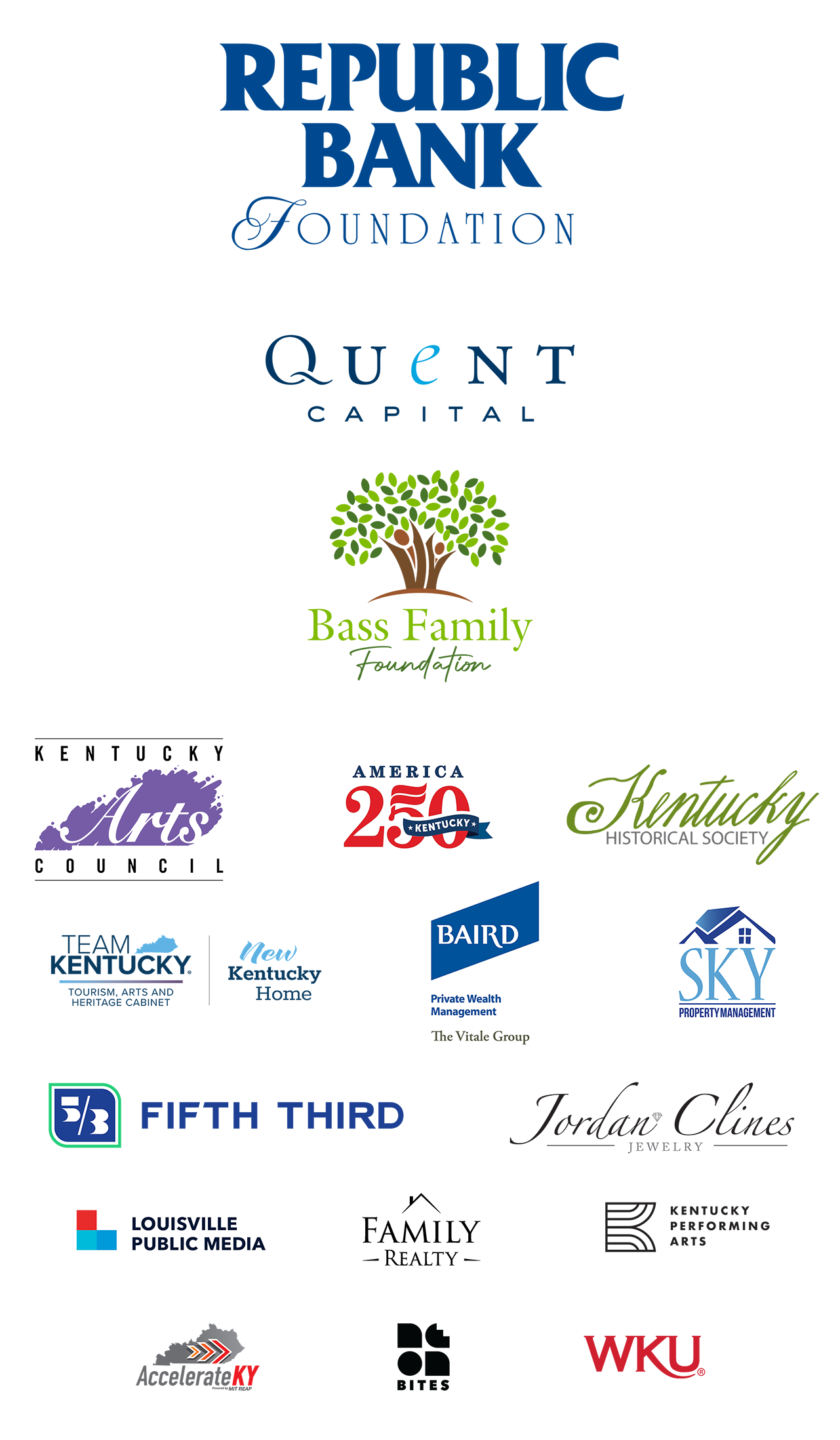 Kentucky to the World - Supporters - Logos