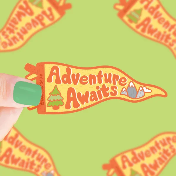 S-477-Adventure-Awaits-Vinyl-Sticker-by-Turtles-Soup.webp