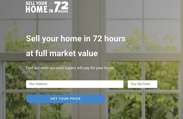 Sell your home in 72 hours at full market value. Yes, really. http://bit.ly/2RRxRfy