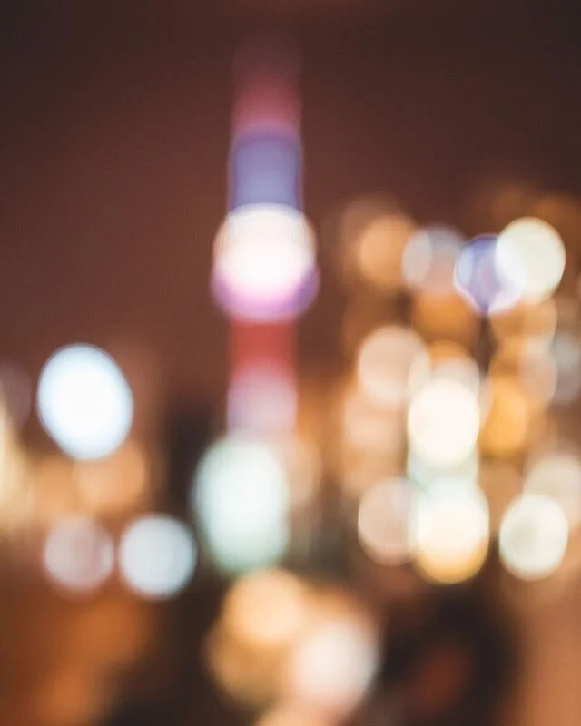 The CN tower in a perspective of Bokeh.