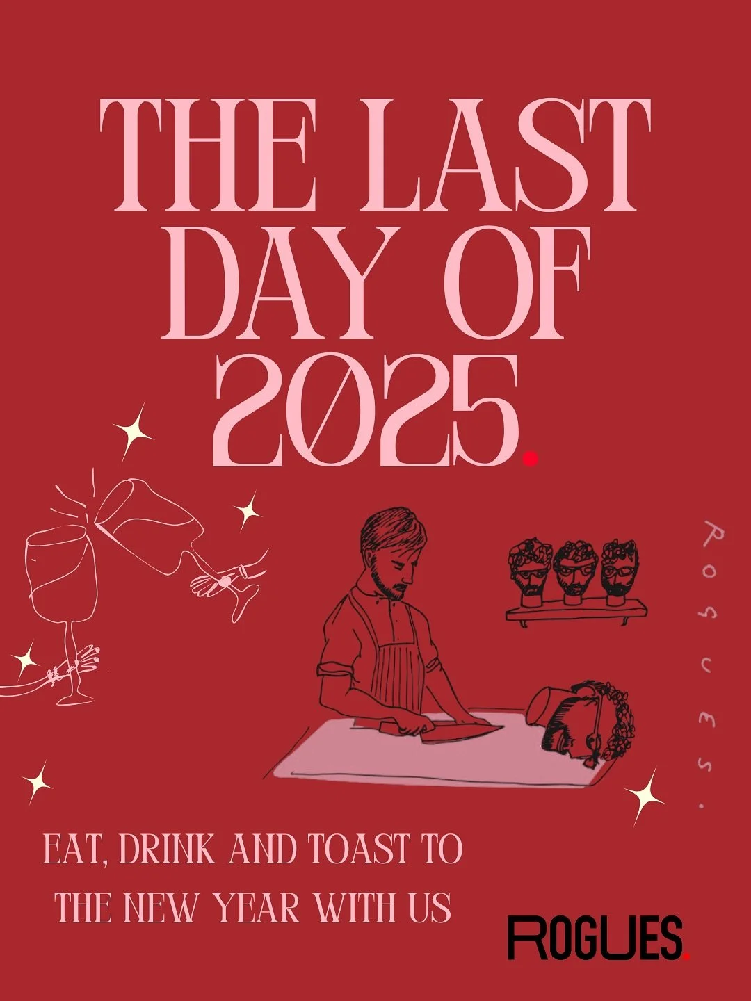 New Year&rsquo;s Eve is bookable now on the website. Swipe for the menu and find more info on the website. NYE is often disappointing but we always show up to the party. 

Book from 19:45 if you&rsquo;d like to stay and toast to 2026 with us. 

Come 