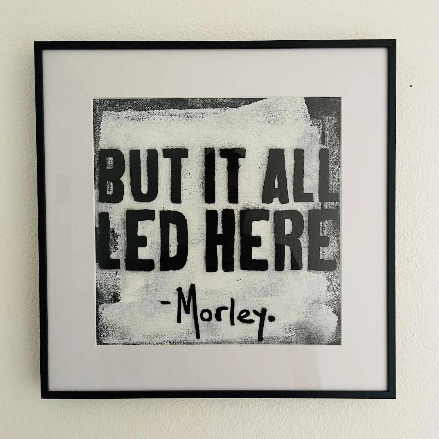 Led Here - 12x12 Canvas Panel