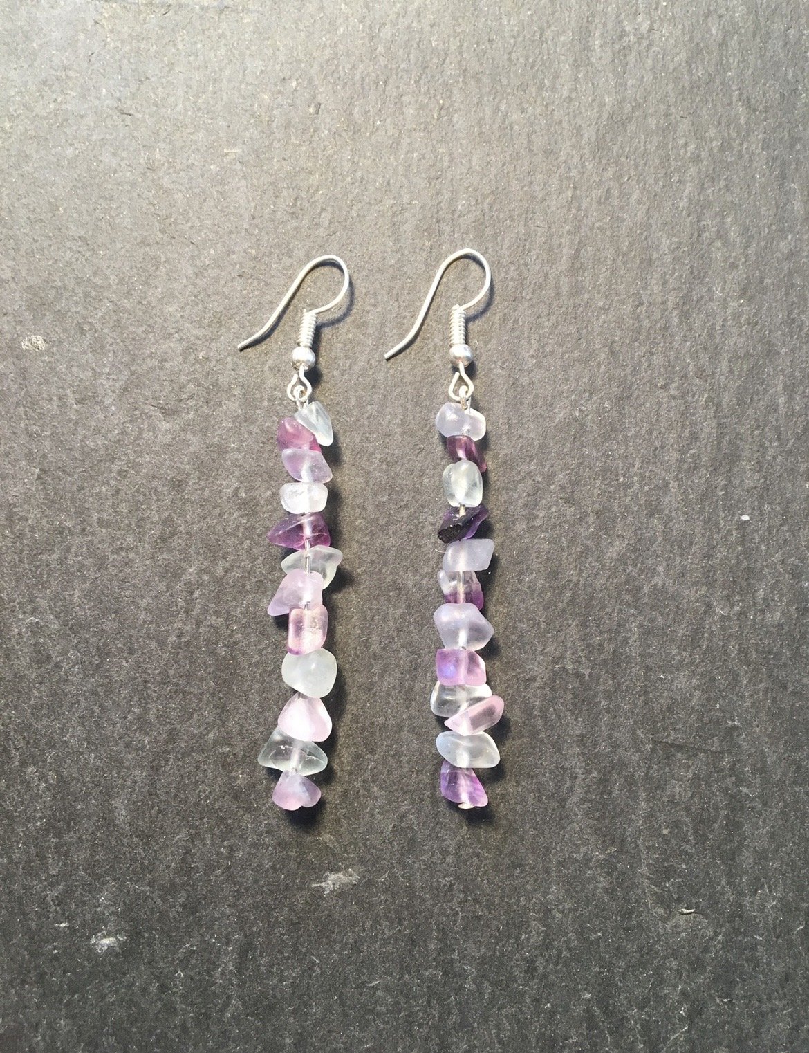 Fluorite Cascade Drop Earrings